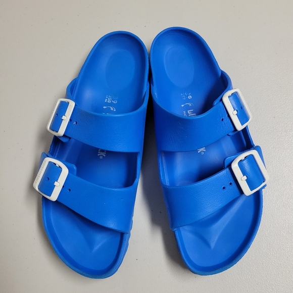 Birkenstock Arizona Essentials Eva Sandals Scuba Blue. - Picture 1 of 10